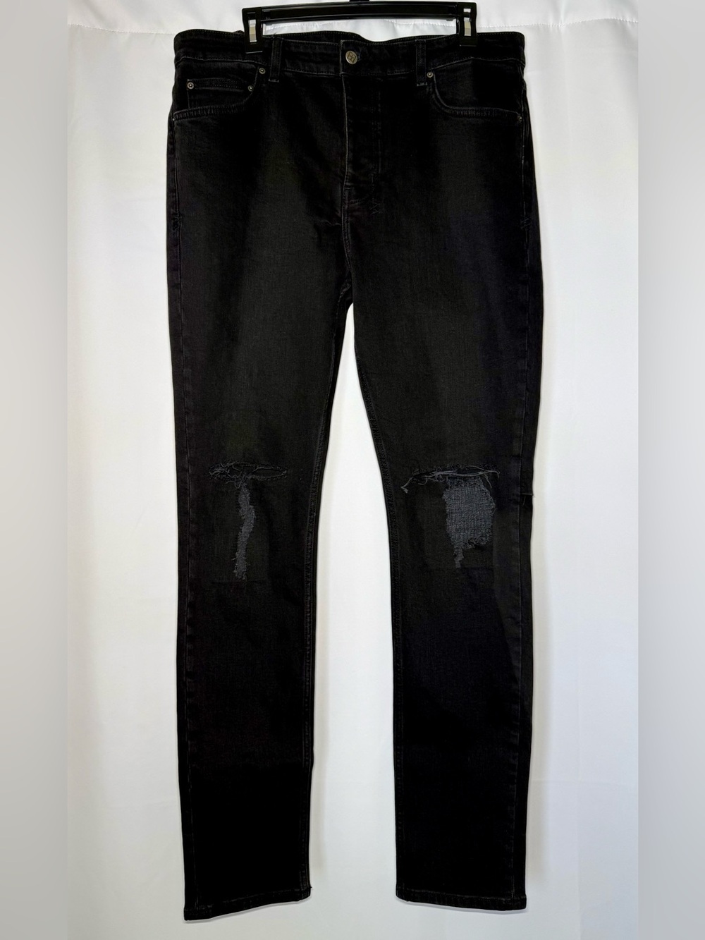 Ksubi Black Distressed Skinny Jeans Men’s 36 Streetwear Designer Denim